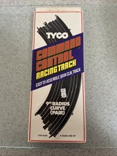 Tyco Command Control Quik-Clik Racing Track 6433- 9" Radius Curve Pair