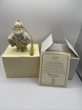 Lenox Santa Rings in the Holidays 2002 Annual Santa Ornament New w/Cert RETIRED