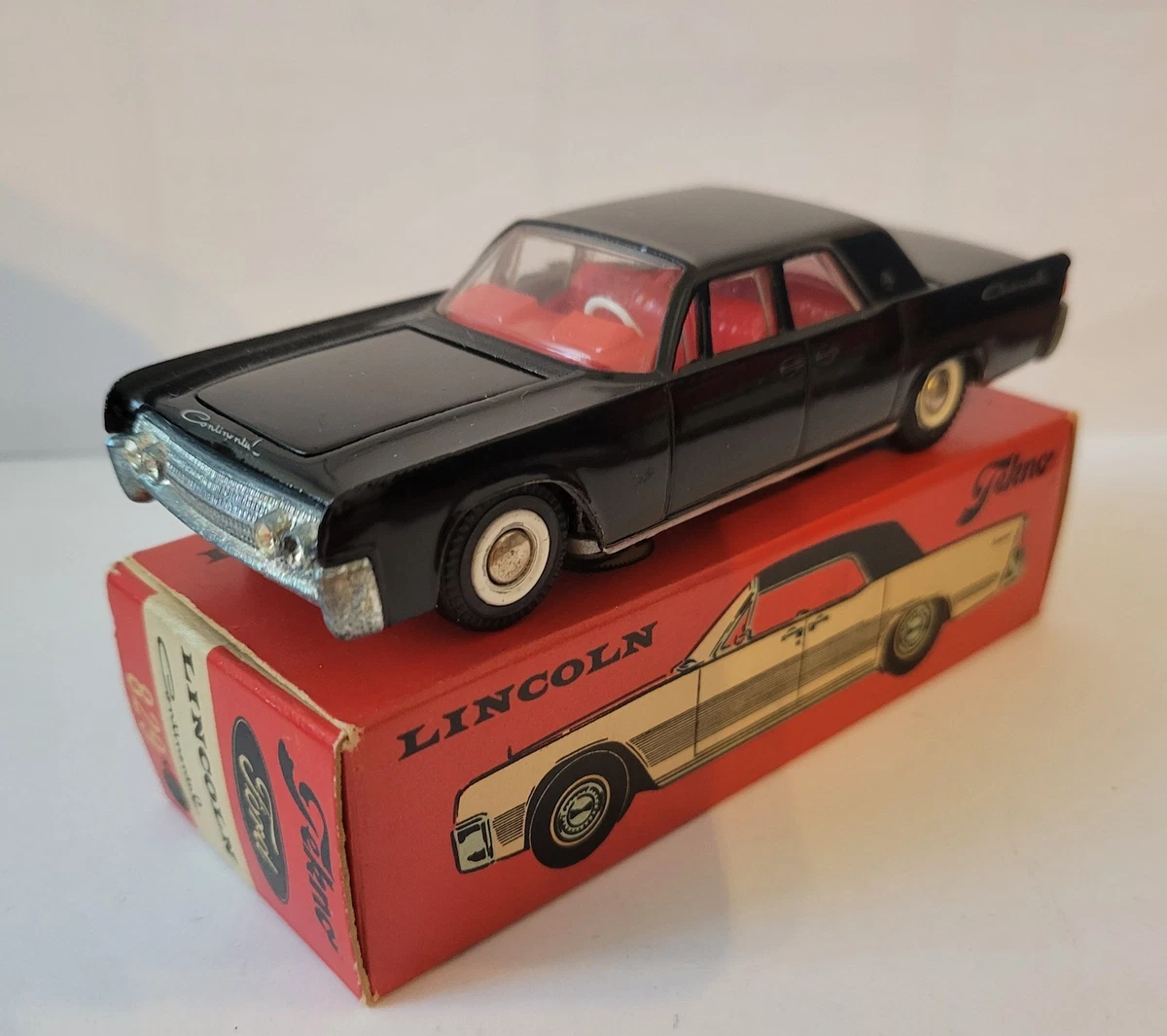 Miniature Tekno 1/43 Ford Lincoln Noire – Réf.829, Bon état, Métal