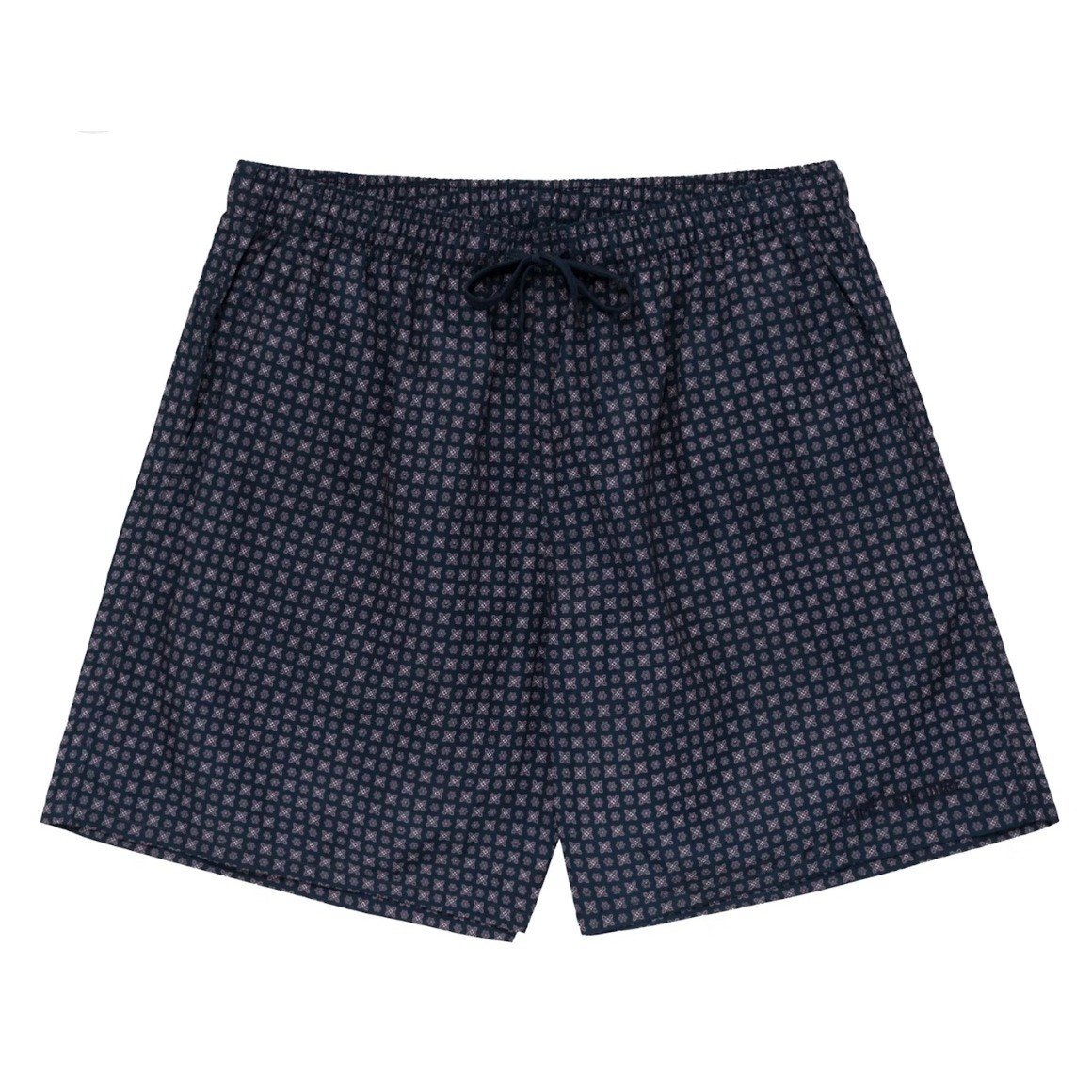 Aime Leon Dore Mens Foulard Navy Medallion Print Swim Trunks Board