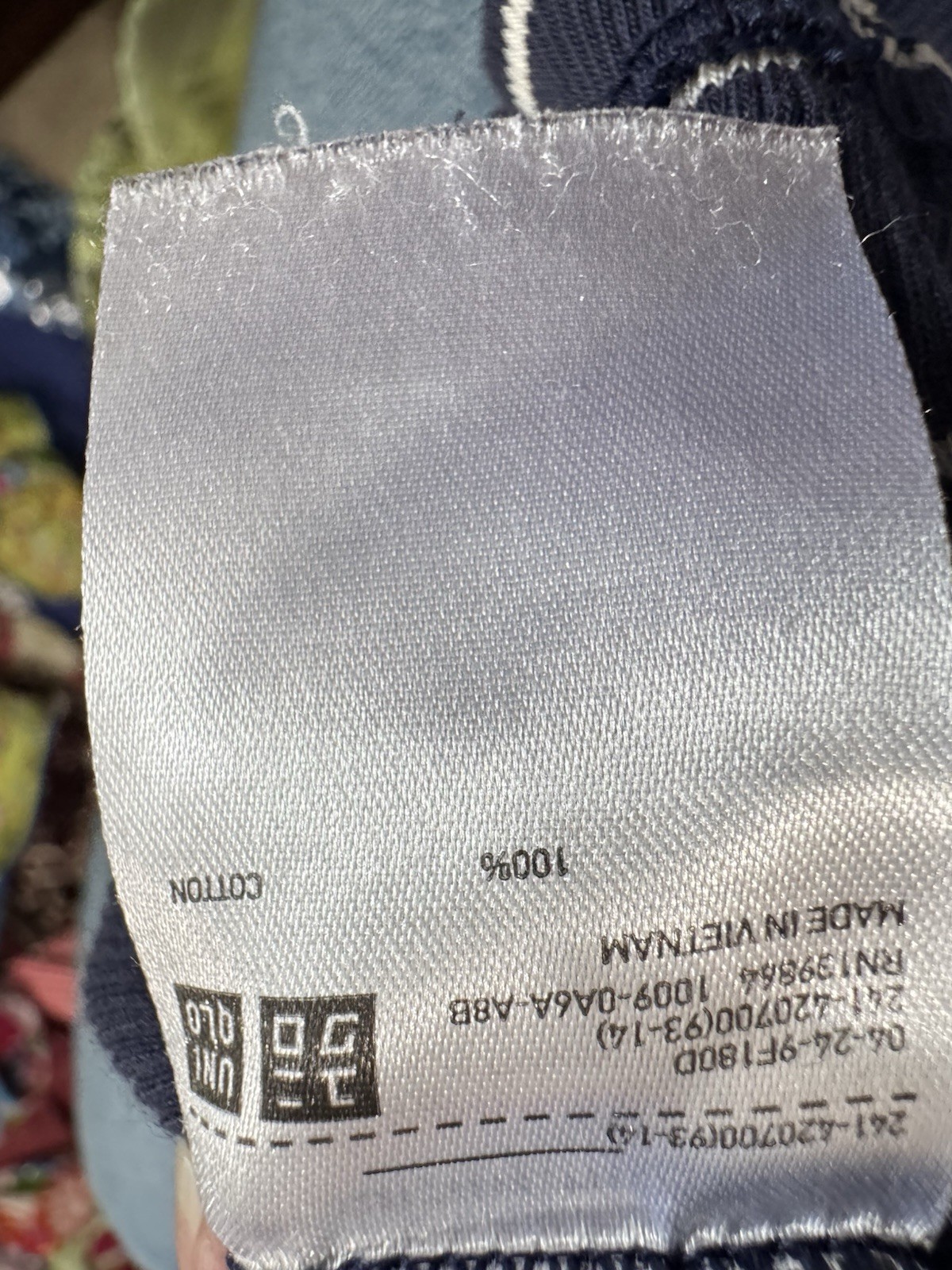 Ines de la Fressange X Uniqlo Sz Small Women’s Navy Blue White Knit Pullover Top image 8