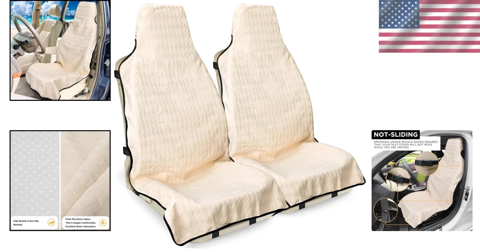 Waterproof Car Seat Cover Towel 2-Pack - Image 2 of 4