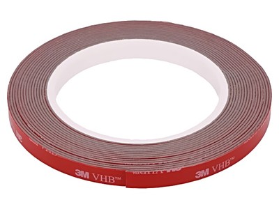 3M VHB GPH 110 9MMX5M Band: befestigend W: 9mm L: 5m D: 11mm Acryl grau max.230