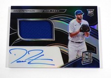 2021 Panini Spectra David Peterson Spectra Rookie #102 Jersey On Card Auto /199. rookie card picture