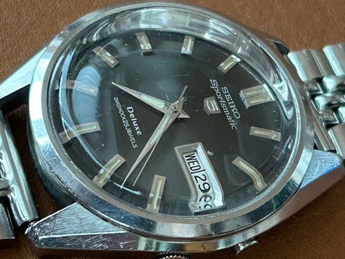 Orologio Seiko 5 Sportsmatic Deluxe 7619-9060 Automatico Acciaio Inox - Foto 12 di 12