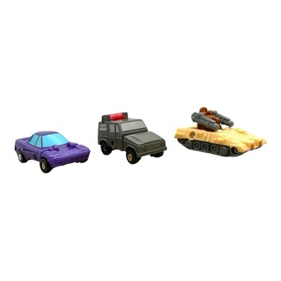 Vtg G1 Transformers Micromasters Autobot Patrol ROAD HUGGER HIGHJUMP SIDETRACK