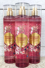 3 Bath Body Works FOREVER CHERRY BLOSSOM Fine Fragrance Mist 8oz LOT of 3
