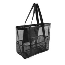 Mesh Beach Bags, Extra Large Waterproof and Sandproof Tote Bag for Beach Vaca...
