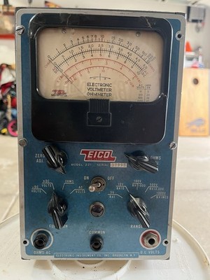 EICO Model 221 Voltmeter Electronic Ohmmeter Vintage