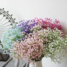 Artificial Gypsophila Long Stem Flower Wedding Garden Decoration Ornament Gifts