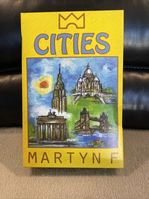 RARE Cities Game Martin F Emma Games 2008 First Edition 