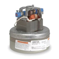 Ametek 116343-00 Vacuum Mtr/Blwr, Thru-Flow, 2 Stge, 1 Spd