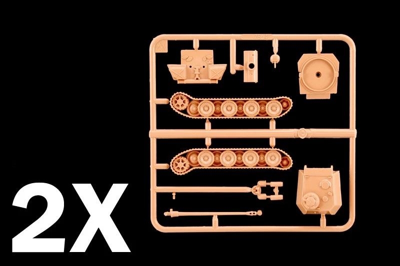 pz. kpfw.V Panther Ausf.G fast assembly Italeri 1:72 - COD. 7504 - Immagine 3 di 4