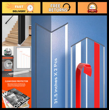 Self-Adhesive Corner Protectors - 2 PCS Baby Safety Guards for Furniture Doors