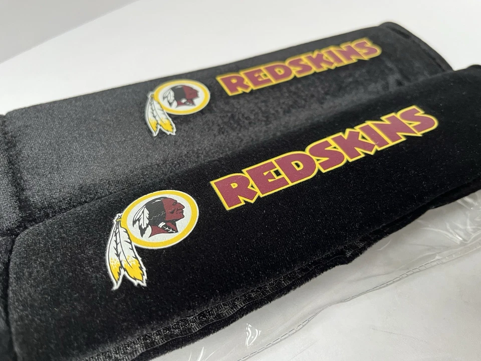 Almohadillas para cinturón de seguridad de fútbol americano NFL de los Washington Redskins Foto 4 de 4