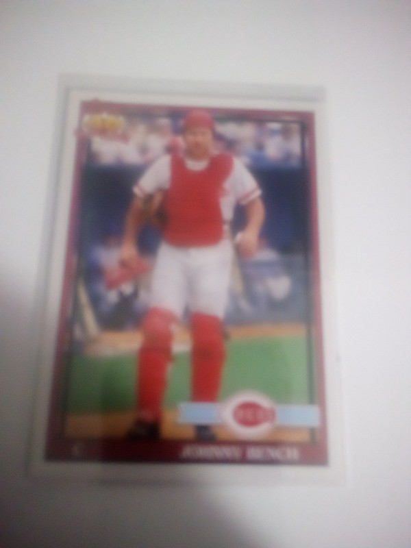 2021 Topps Archives - 1991 Topps Johnny Bench #185 Red