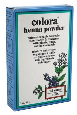 BL Colora Henna Powder Hair Color Red Sunset 2oz each *Three Pack*