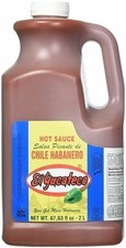 El Yucateco Red Habanero Hot Sauce 2L, Half G...
