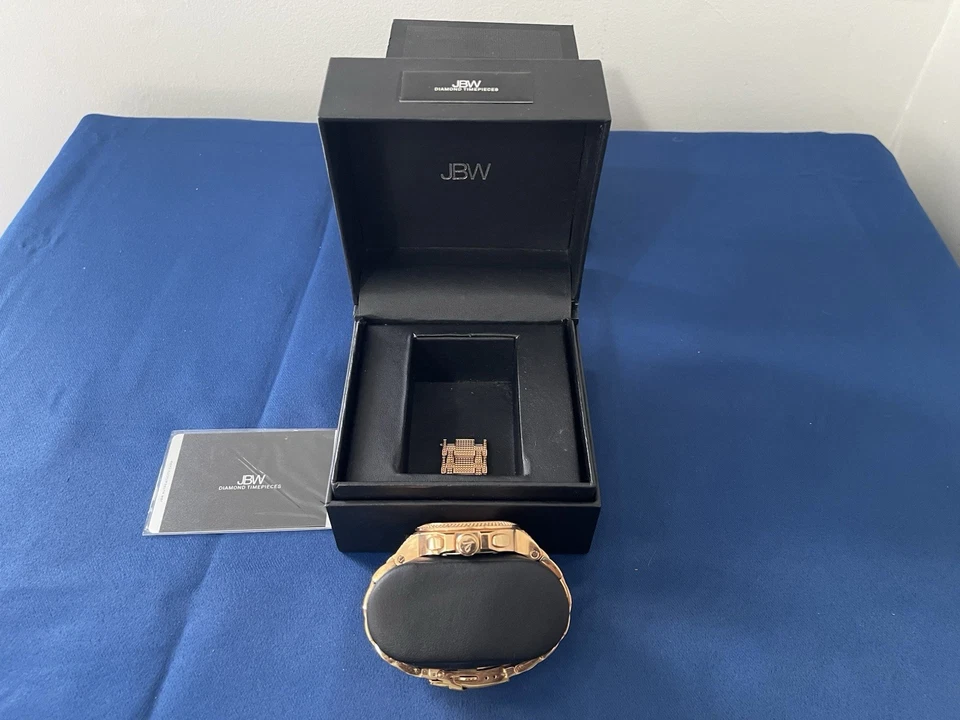 JBW HEIST Men's 20 Diamond (1/5 ct) Watch 18kt Rose Gold-plated J6380C 48mm - Image 4 of 4