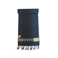 Authentic Unused Kimono fabric roll, Katagai cotton, navy blue Ojiya  26...