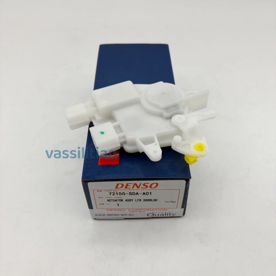 DENSO 72155-SDA-A01 Driver Left Side Power Door Lock Actuator For Honda Acura Foto 3 de 4
