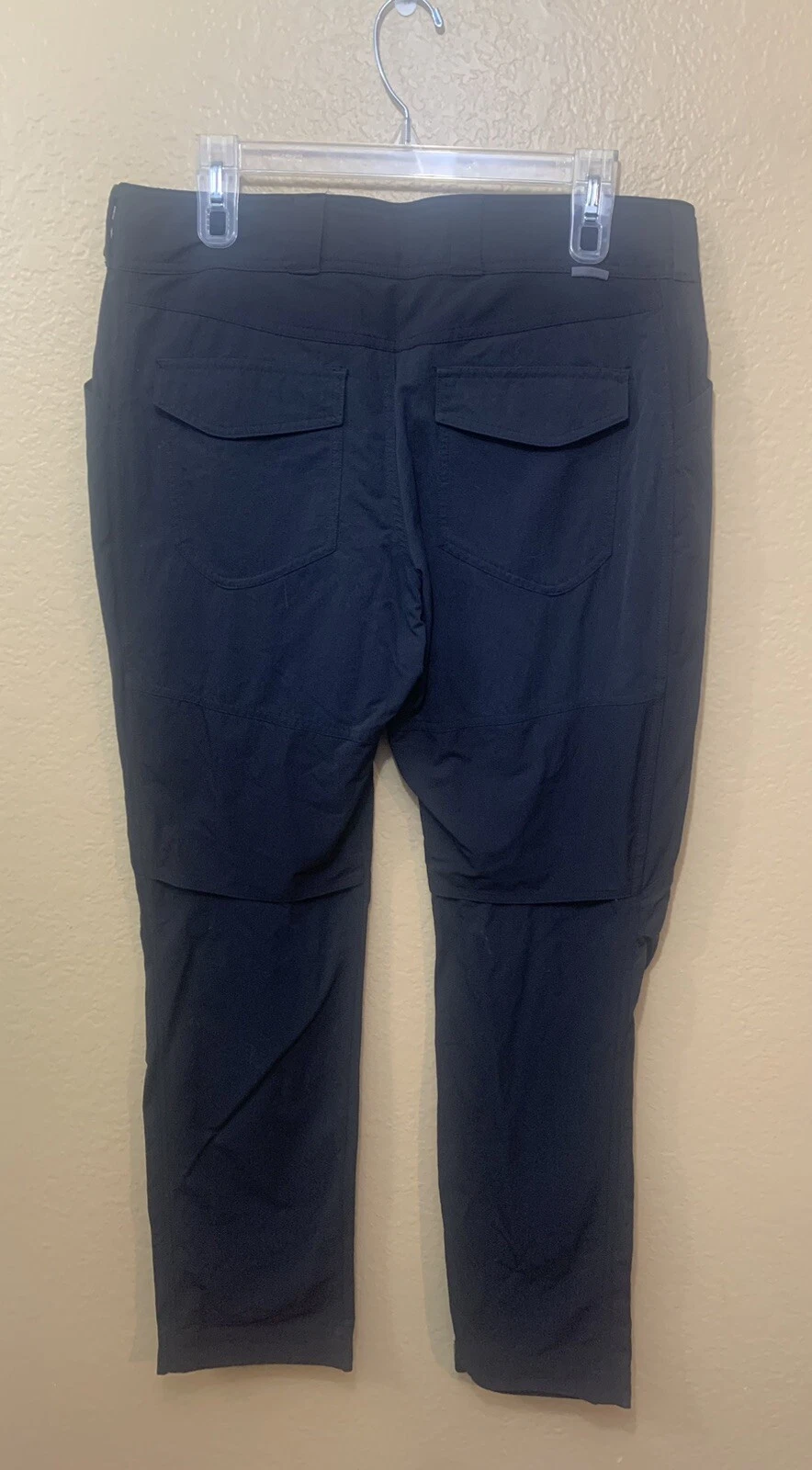 REI Co-op Women's 12 Screenline Hiking Pants Gray Nylon Stretch Vented Knees