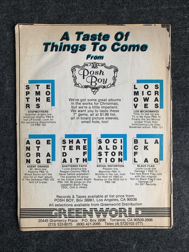 Trouser Press Magazine : December 1981 : Bill Wyman Cover - Picture 5 of 5