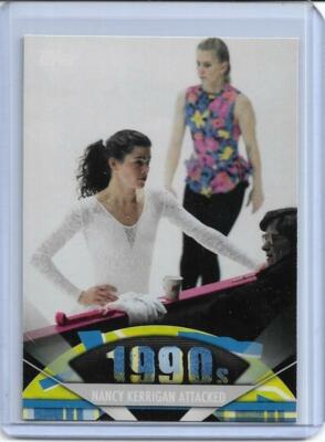 AWESOME 2011 TOPPS AMERICAN PIE NANCY KERRIGAN ATTACKED BY HARDING CARD #169