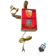 Wireless Remote Control Car Battery Switch Disconnect Isolator Master Switches