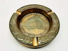 Vintage Winston Select Round Copper Ashtray 5" Diameter