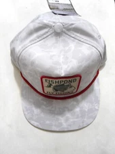 NEW Fishpond Heritage Fly Fishing Trucker Hat | Off White Blend & Red | $29.95