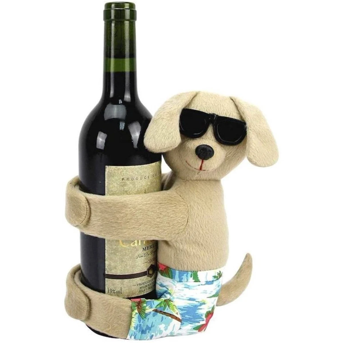 Dog wine bottle holder sale