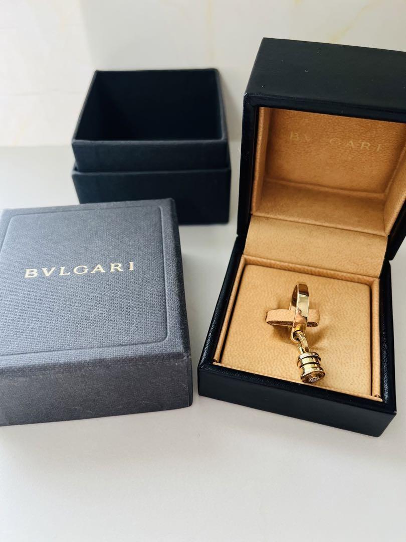 Authentic BVLGARI B.zero1 Element Diamond Ring 18KYG US#5/JP Authentic BVLGARI B.zero1 Element Diamond Ring 18KYG US#5/JP