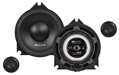 MB Quart QMB100C QMB 100 C Pair 2-Way 4 Inch Car Speakers For BMW And MINI