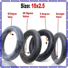 RAOOGO 10x2.5 Inner Tube fit 10x3  80/65-6  255x80 Straight & 90 Degre valve