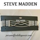 Crisscross Choker O/S $28 New Steve Madden Gray Velvet