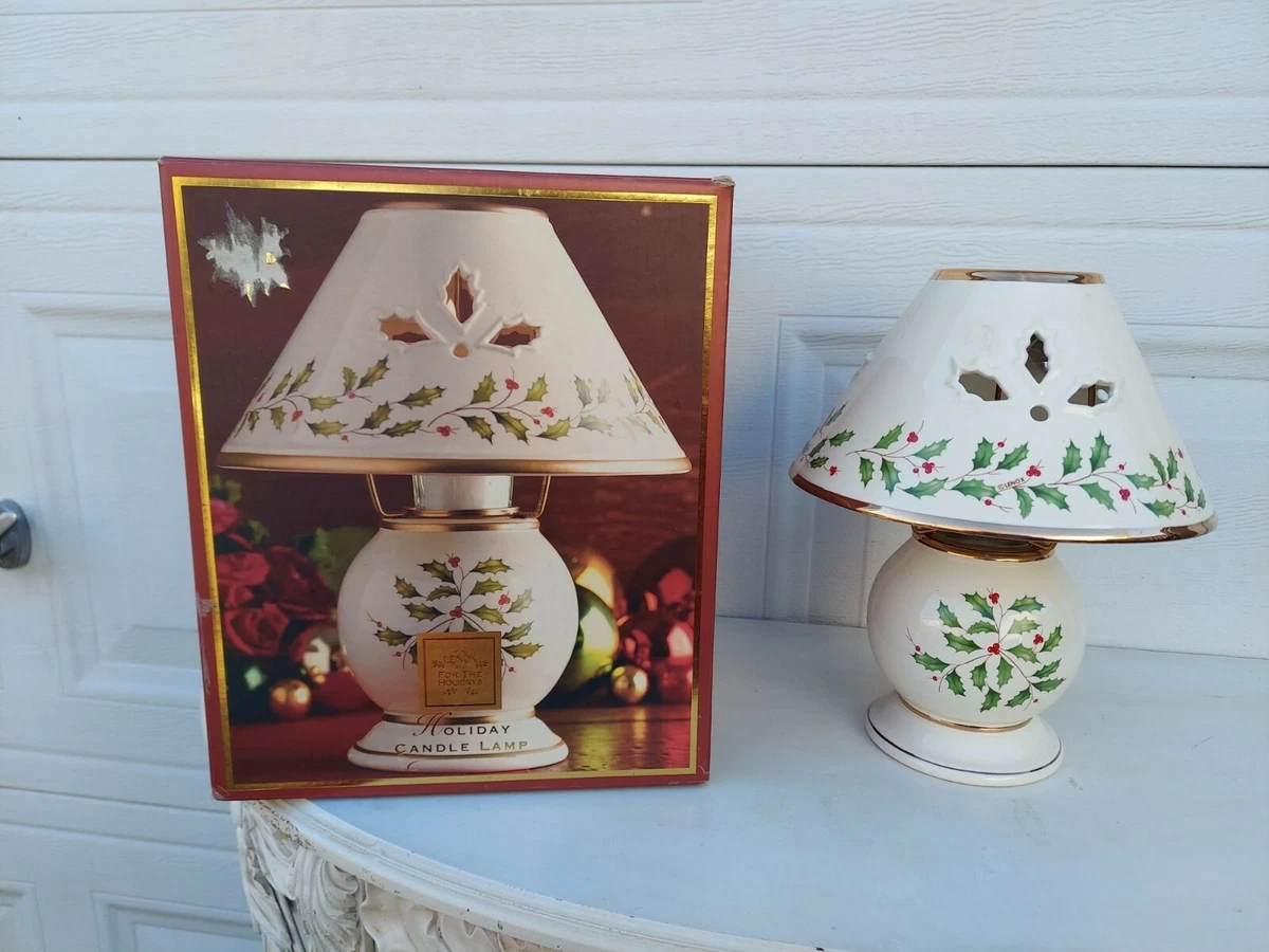Lenox holiday candlestick lamp deals