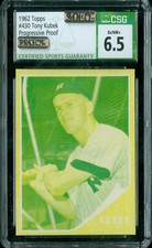 1962 TOPPS #430 TONY KUBEK PROGRESSIVE PROOF CGS 6.5 MAC SOLO FINEST $350 CARD *