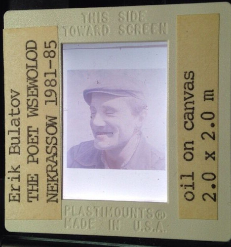Erik Bulatov "Poet Wsewolod 1981" Russian Art 35mm Slide