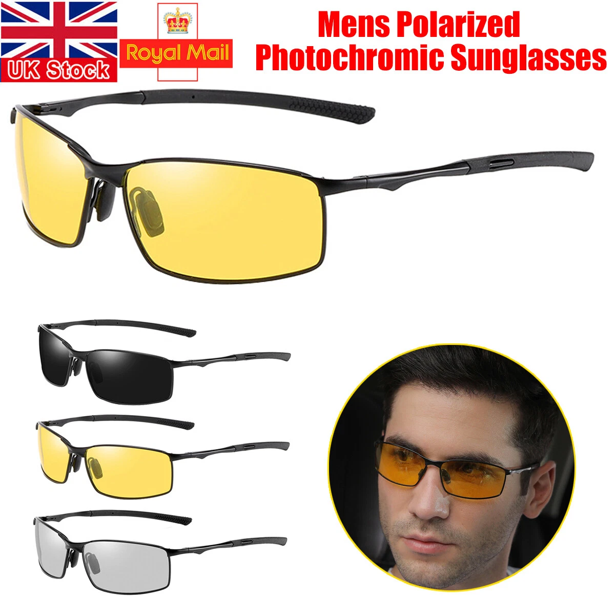 Photochromic sunglasses with polarized lens deals