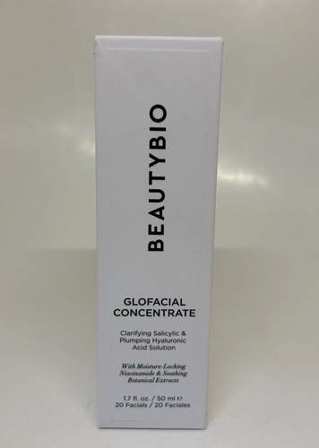 BEAUTY BIO Glofacial Concentrate Clarifying Plumping 1.7oz 20 Facials NEW SEALED