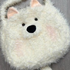Niñas West Highland Perro Bolso Bolso de Mano Peluche Cachorro Bolso de Hombro Bolso de Lolita Japonés