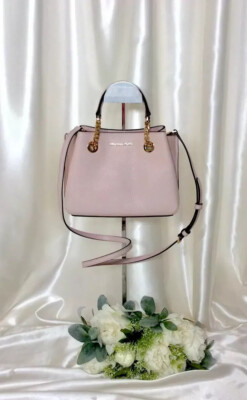 michael kors briley small pebbled leather messenger bolsa