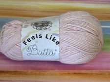 one skein Lion Brand Feels Like Butta yarn Pink 101A