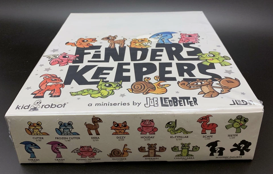 Joe Ledbetter JLED 3" 2007 FINDERS KEEPERS COMPLETE SET Kidrobot SUBSCRIBER MIP - Image 2 of 2