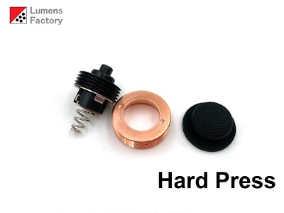 Copper McClicky Upgrade Kit for Surefire P C Z G Z41 Tailcaps (Hard Press Boot)