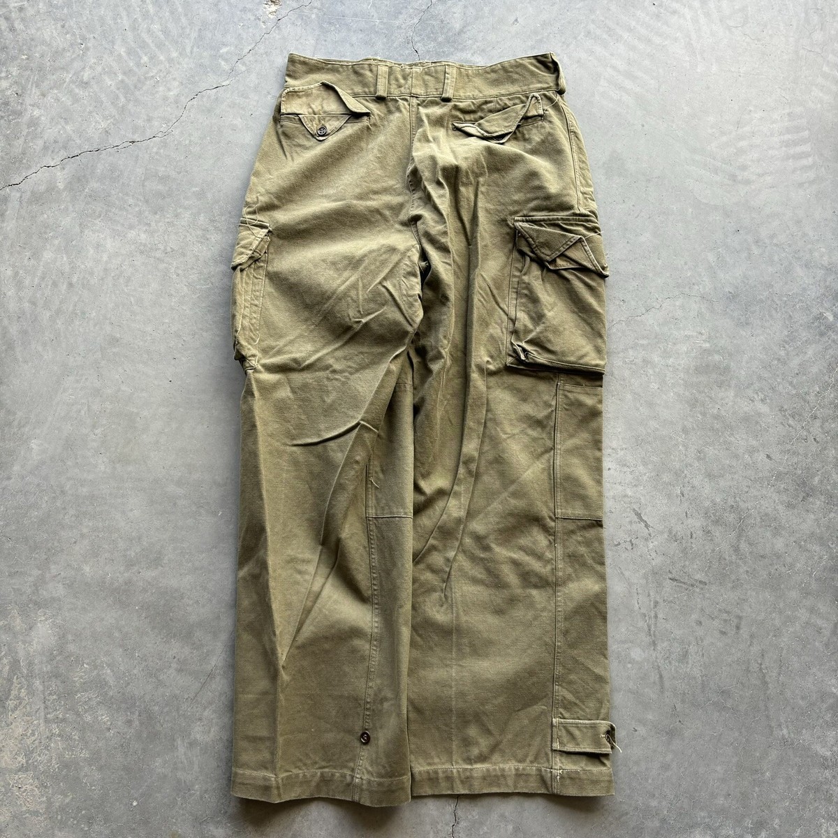 パンツ RH Vintage Military Chino Cargo Pants Vintage Chino Cloth Military Cargo Pants(29(MEN) Olive
