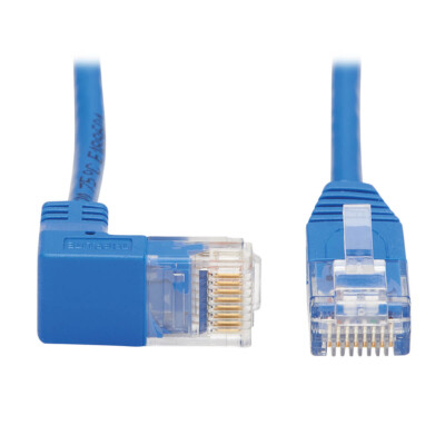 Tripp Lite 5FT RJ45 Recht-Winkel-Down RJ45 Cat6 geformt slim UTP Ethernet Kabel