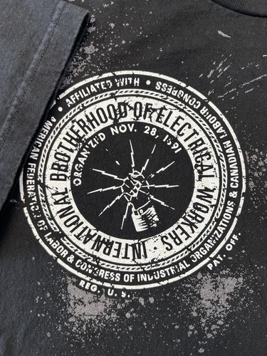 Ironworkers Union Local 1759 Cheyenne WY Union Made in USA Mens XXL T Shirt NWOT - Picture 3 of 8