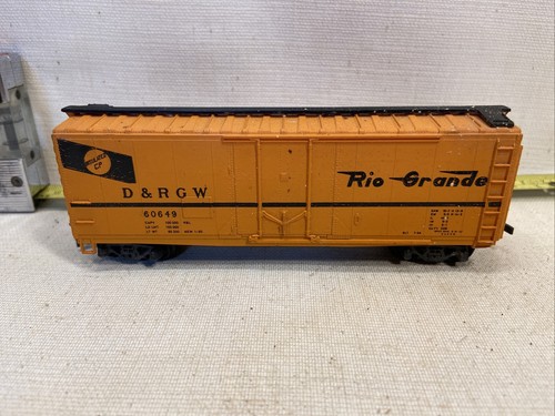 Coche de caja escala HO 40', D&RGW Rio Grande, #60649, naranja | Condition: Used
